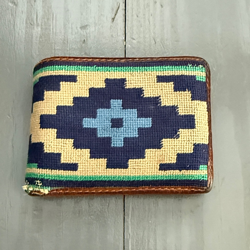 Geometric Patterned Men's Wallet